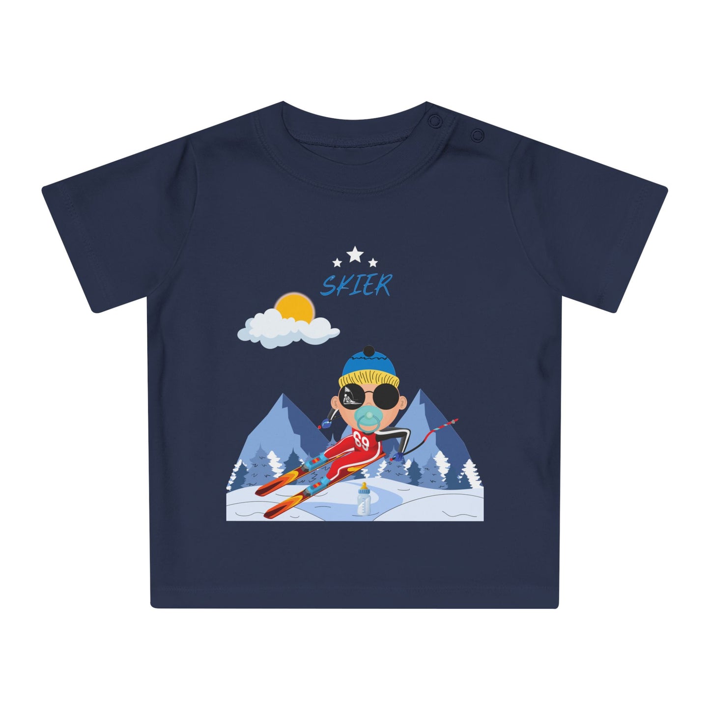 TIMMY- Baby Skier Shirt