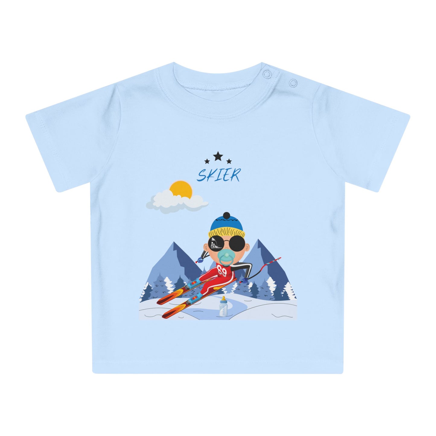 TIMMY- Baby Skier Shirt