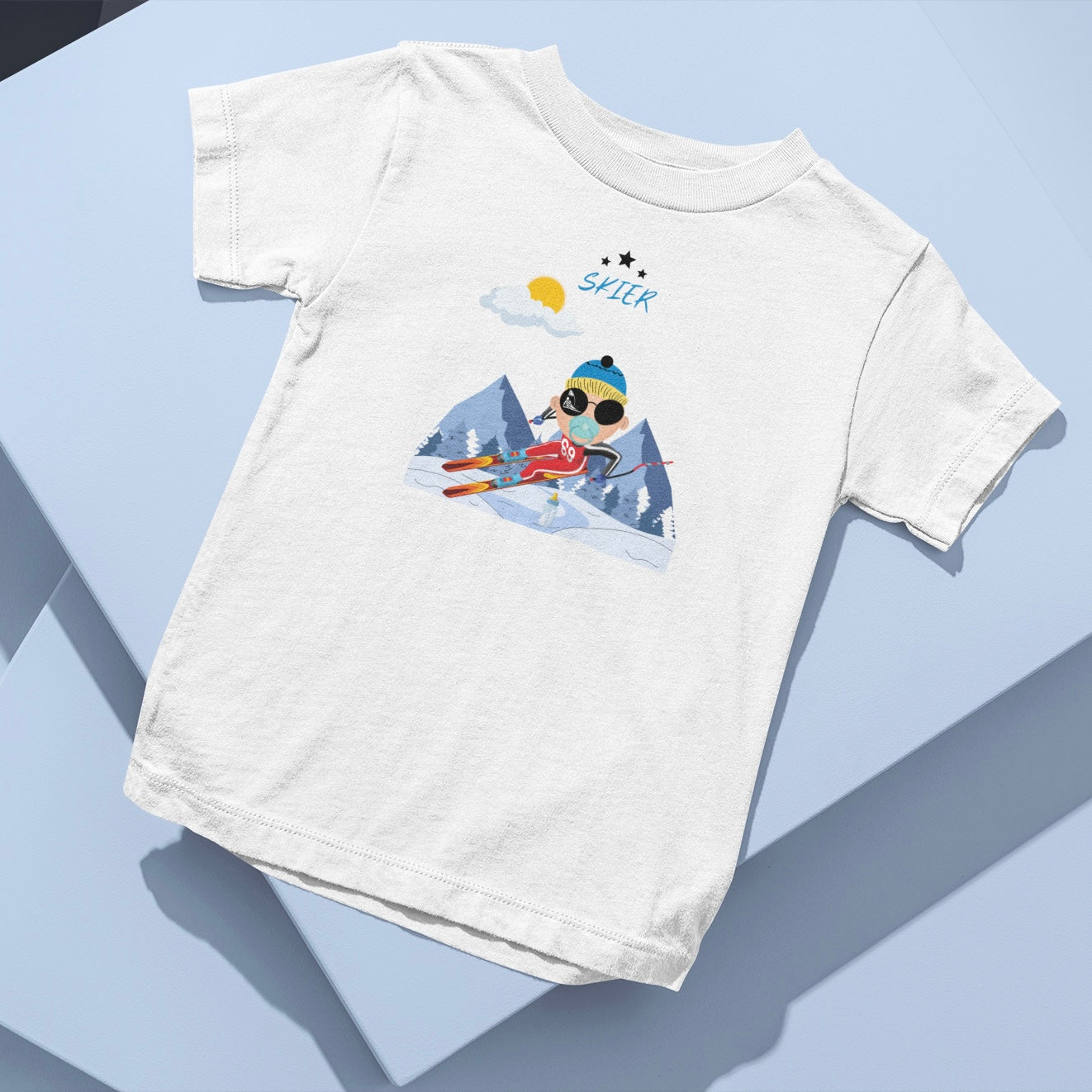 TIMMY- Baby Skier Shirt