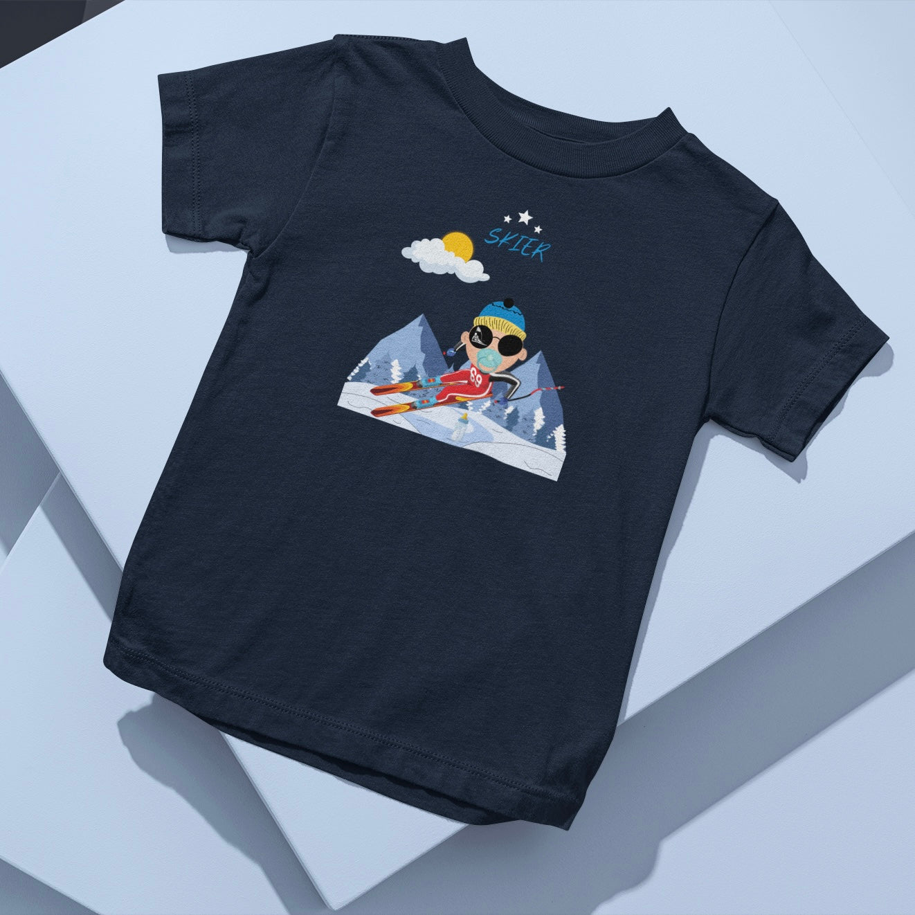 TIMMY- Baby Skier Shirt