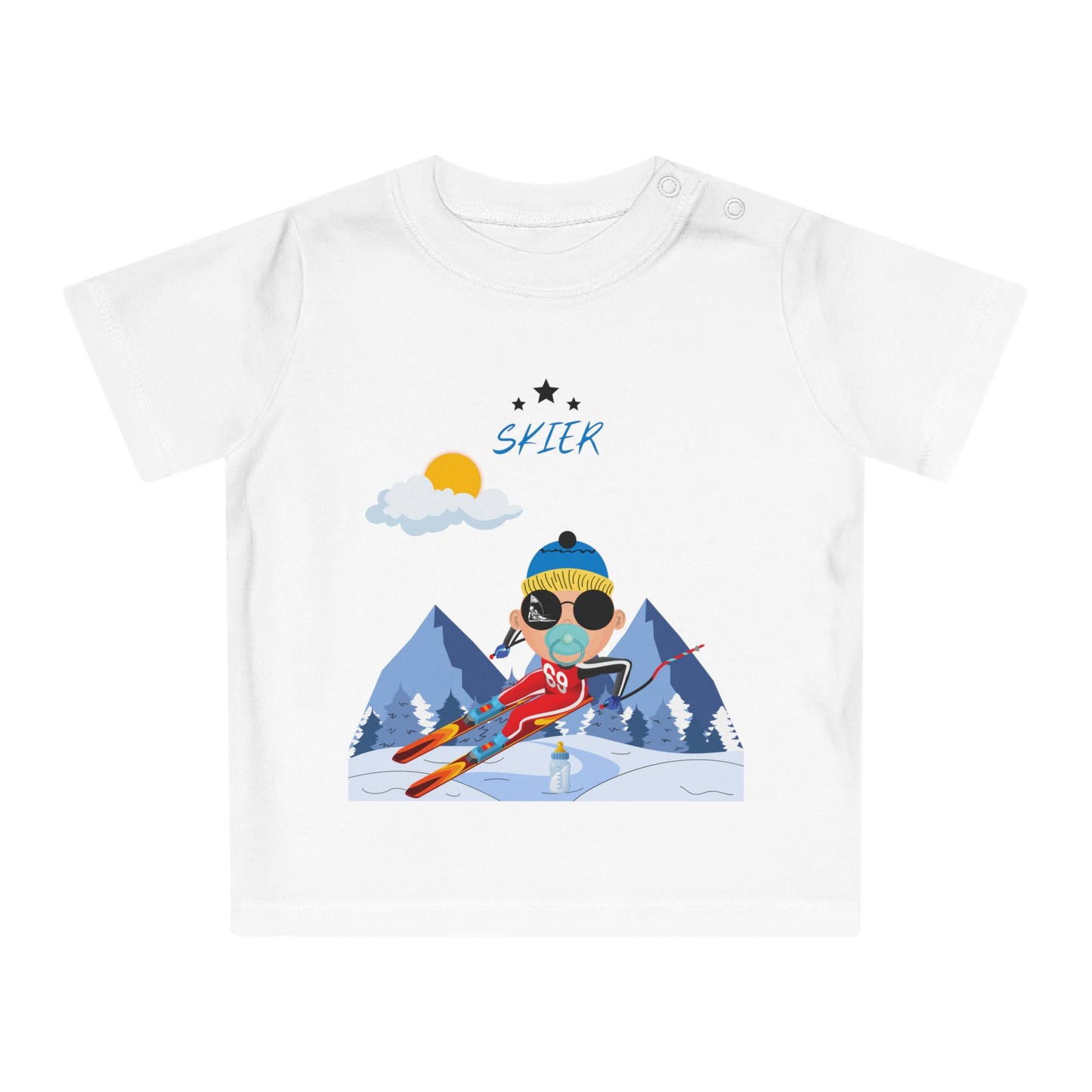 TIMMY- Baby Skier Shirt