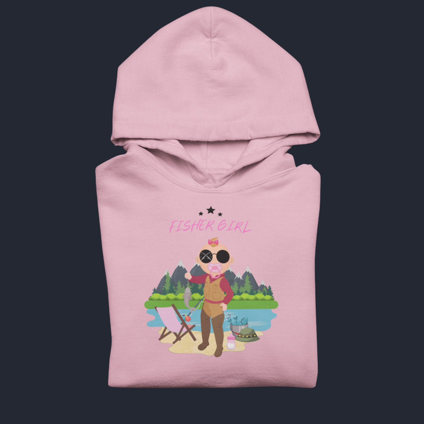 MIMMY- Fisher Girl Hoodie