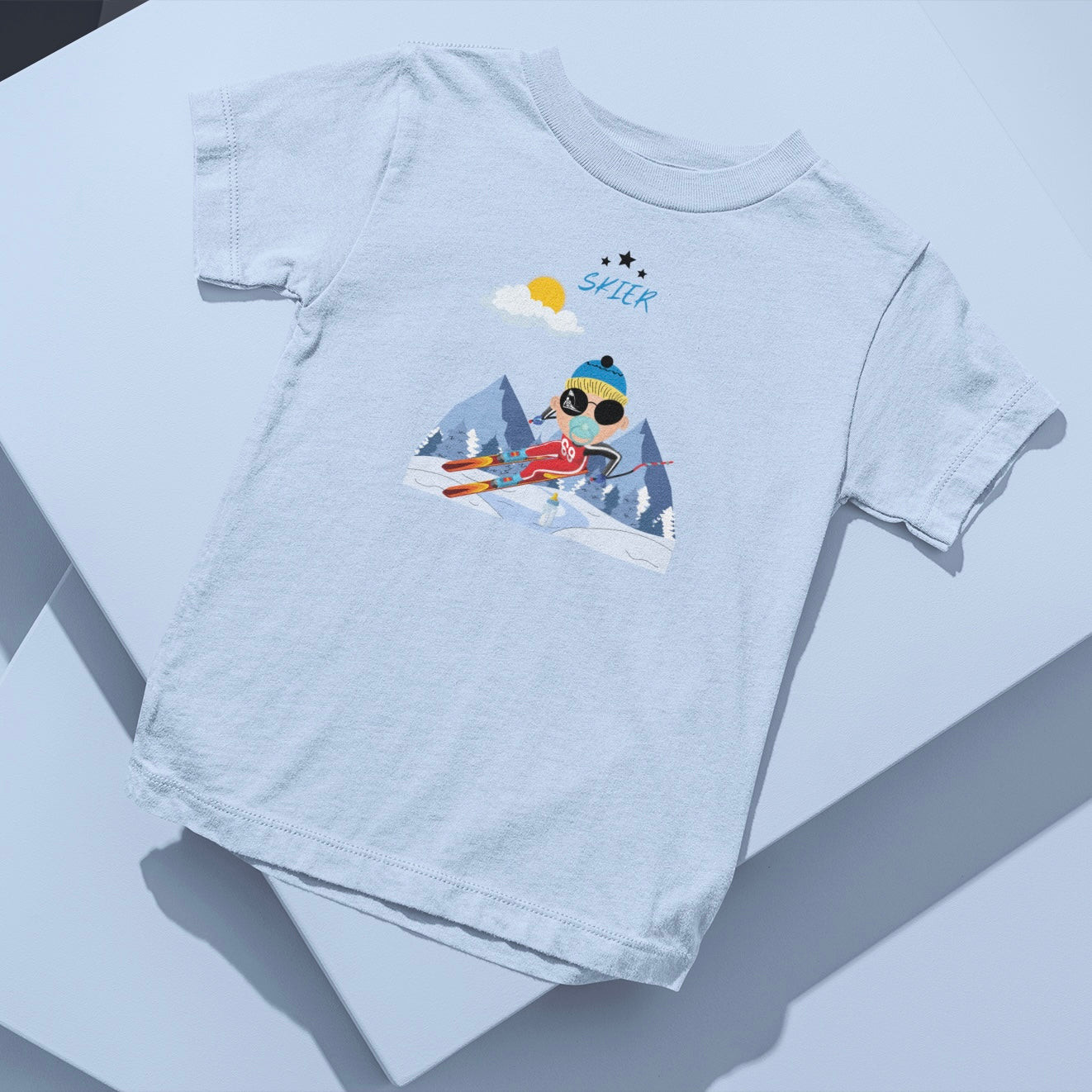 TIMMY- Baby Skier Shirt