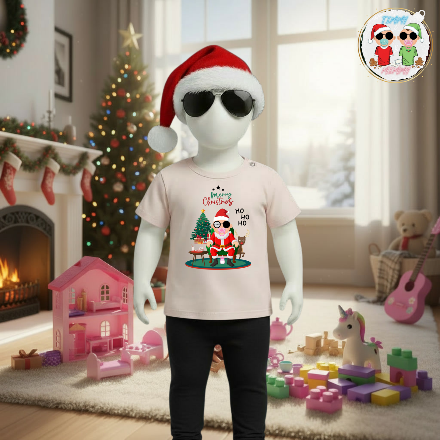 MIMMY- Baby Santa Claus Shirt
