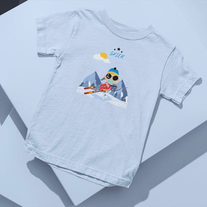 TIMMY- Baby Skier Shirt