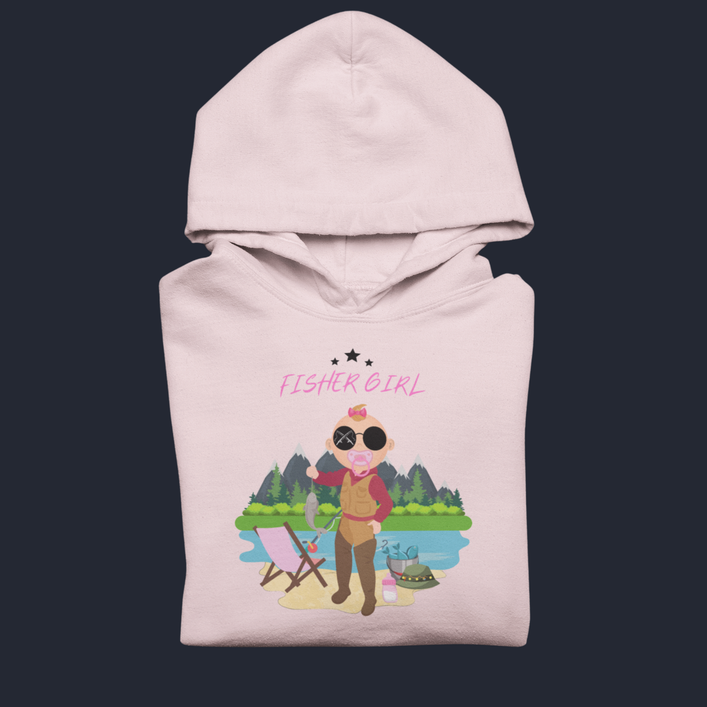 MIMMY- Fisher Girl Hoodie