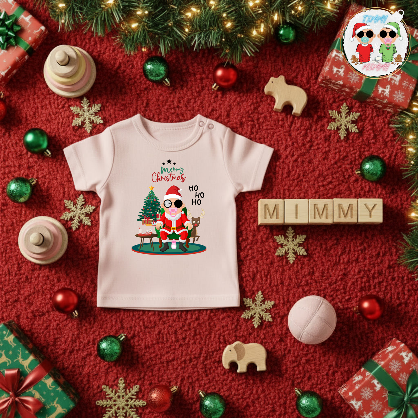 MIMMY- Baby Santa Claus Shirt