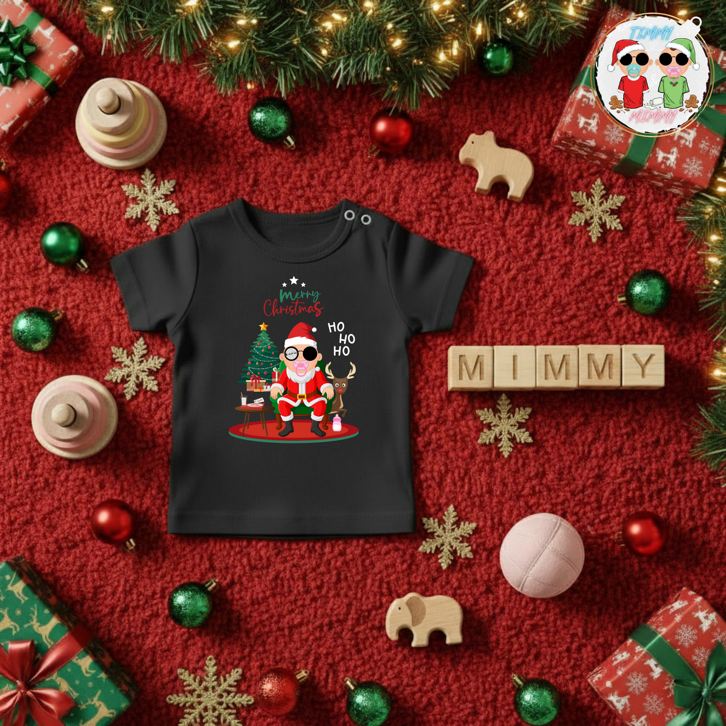 MIMMY- Baby Santa Claus Shirt