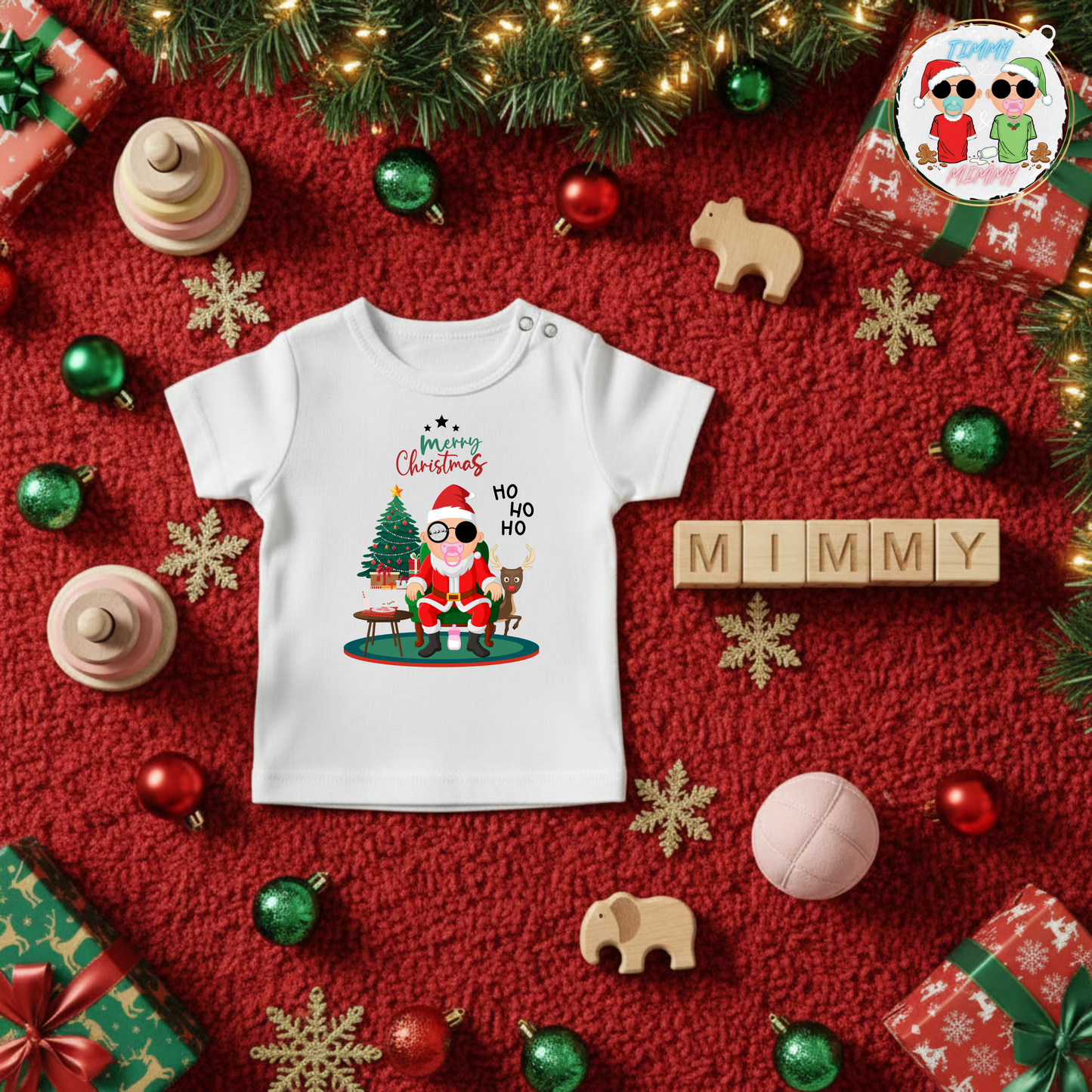 MIMMY- Baby Santa Claus Shirt