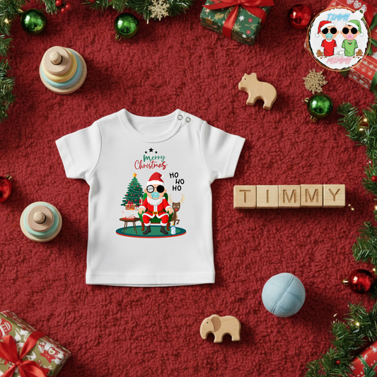 TIMMY- Baby Santa Claus Shirt